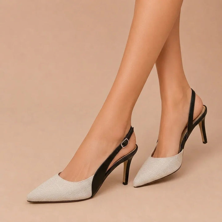 Geminis by Amélie™ | Heels with Contrasting Strap