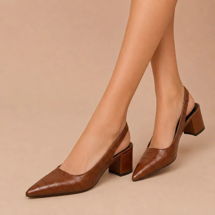 Vera – Crocodile High Heels