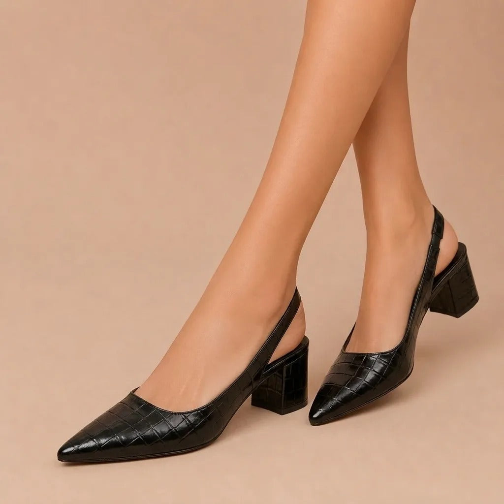 Vera – Crocodile High Heels
