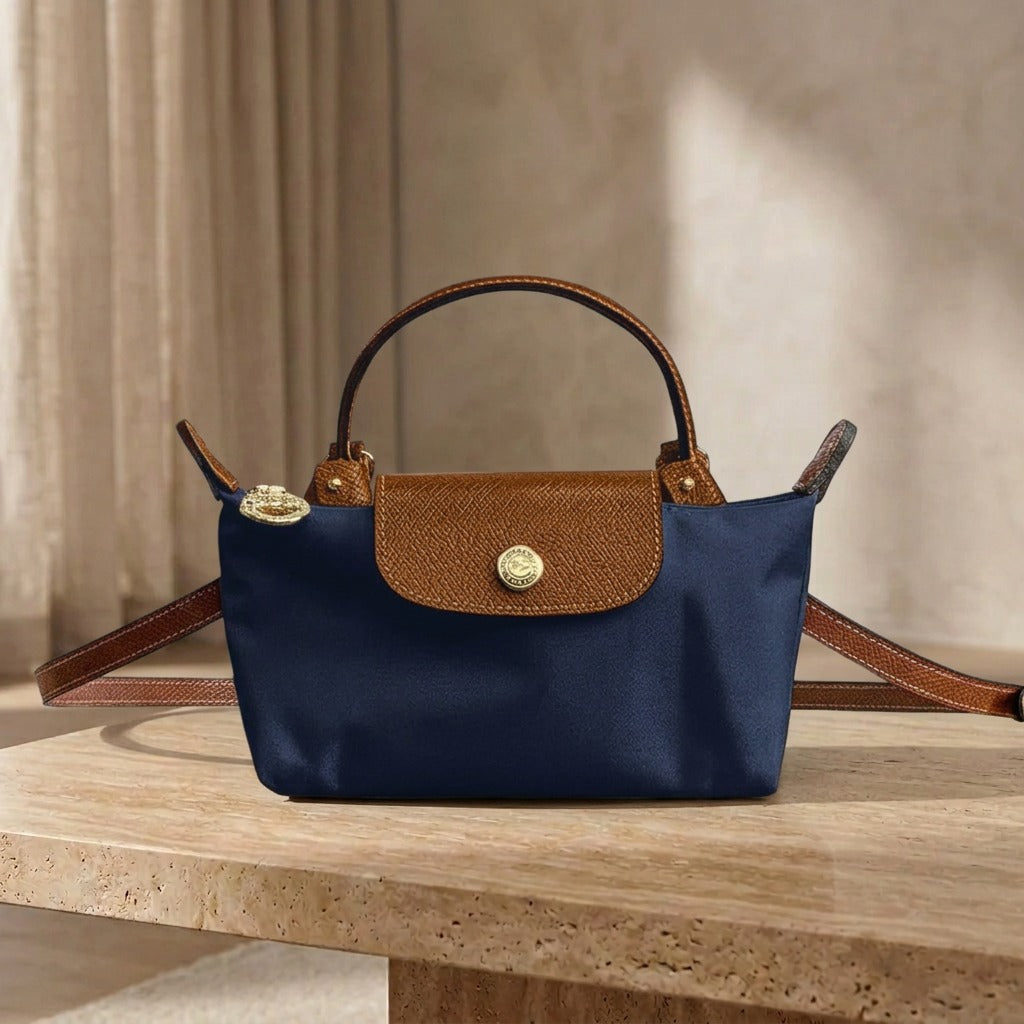 Two-Tone Shoulder Bag