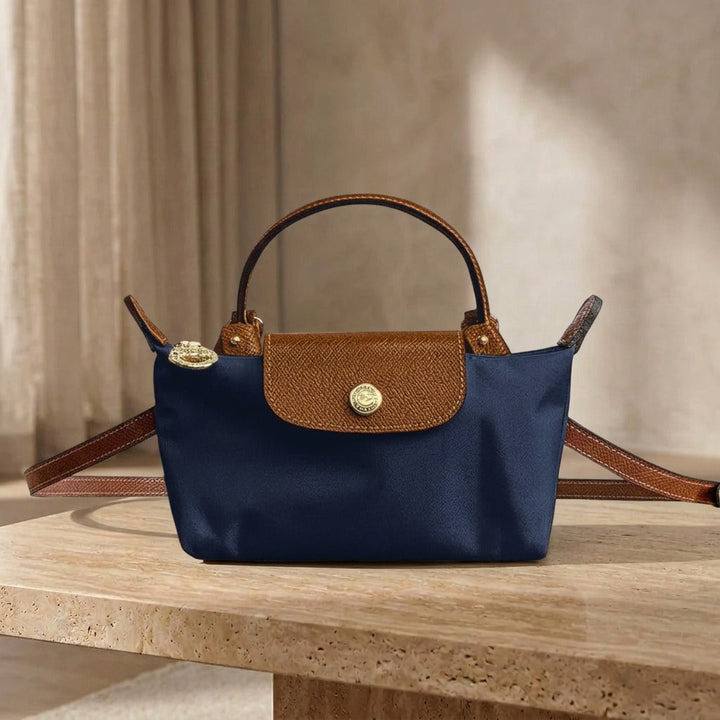 Two-Tone Shoulder Bag