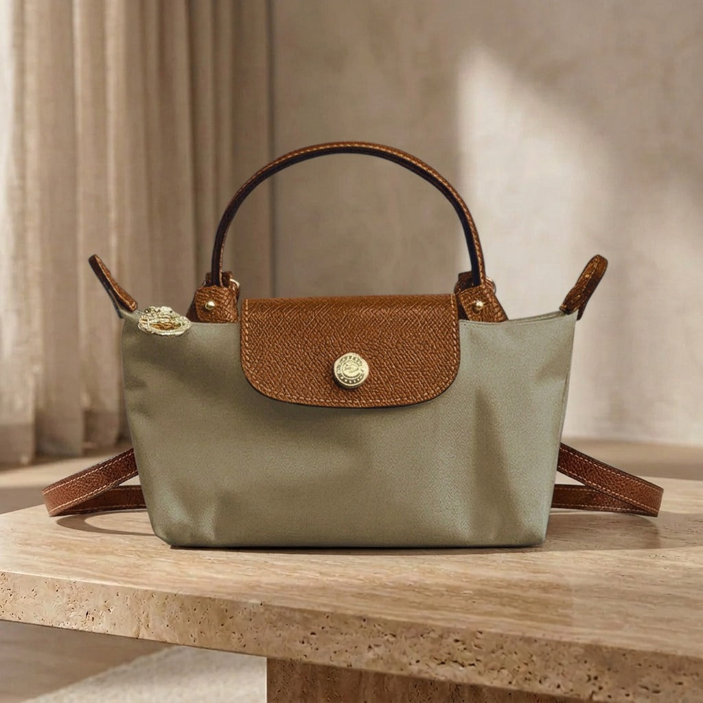 Two-Tone Shoulder Bag