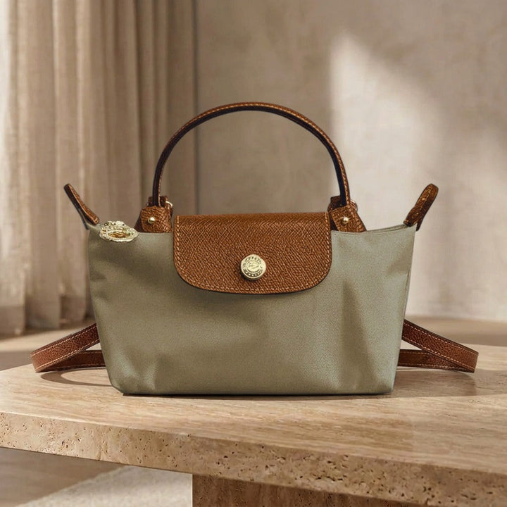 Two-Tone Shoulder Bag