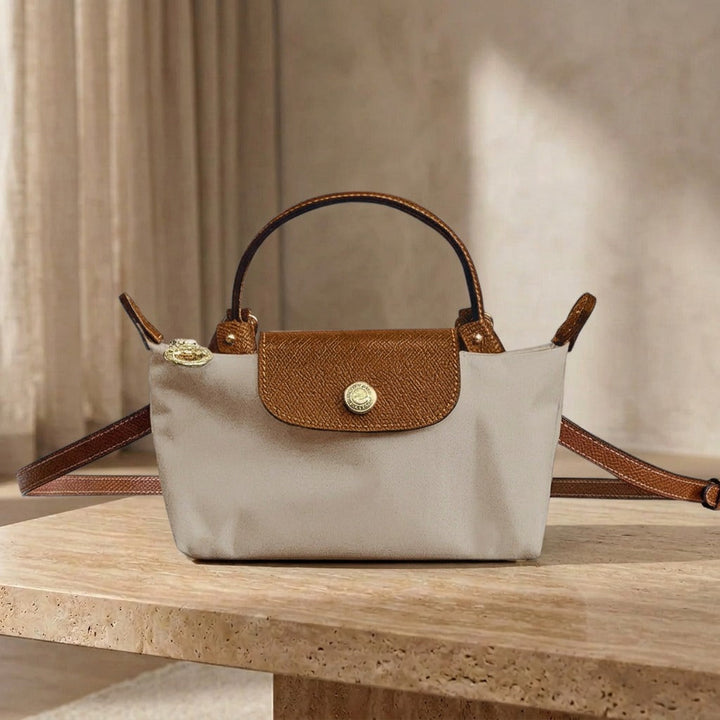 Two-Tone Shoulder Bag