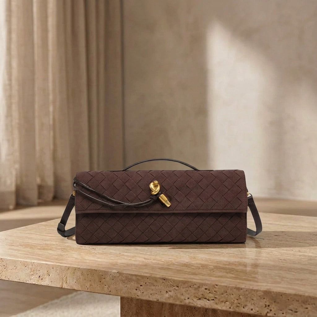 Melani Classic Suede Shoulder Backpack