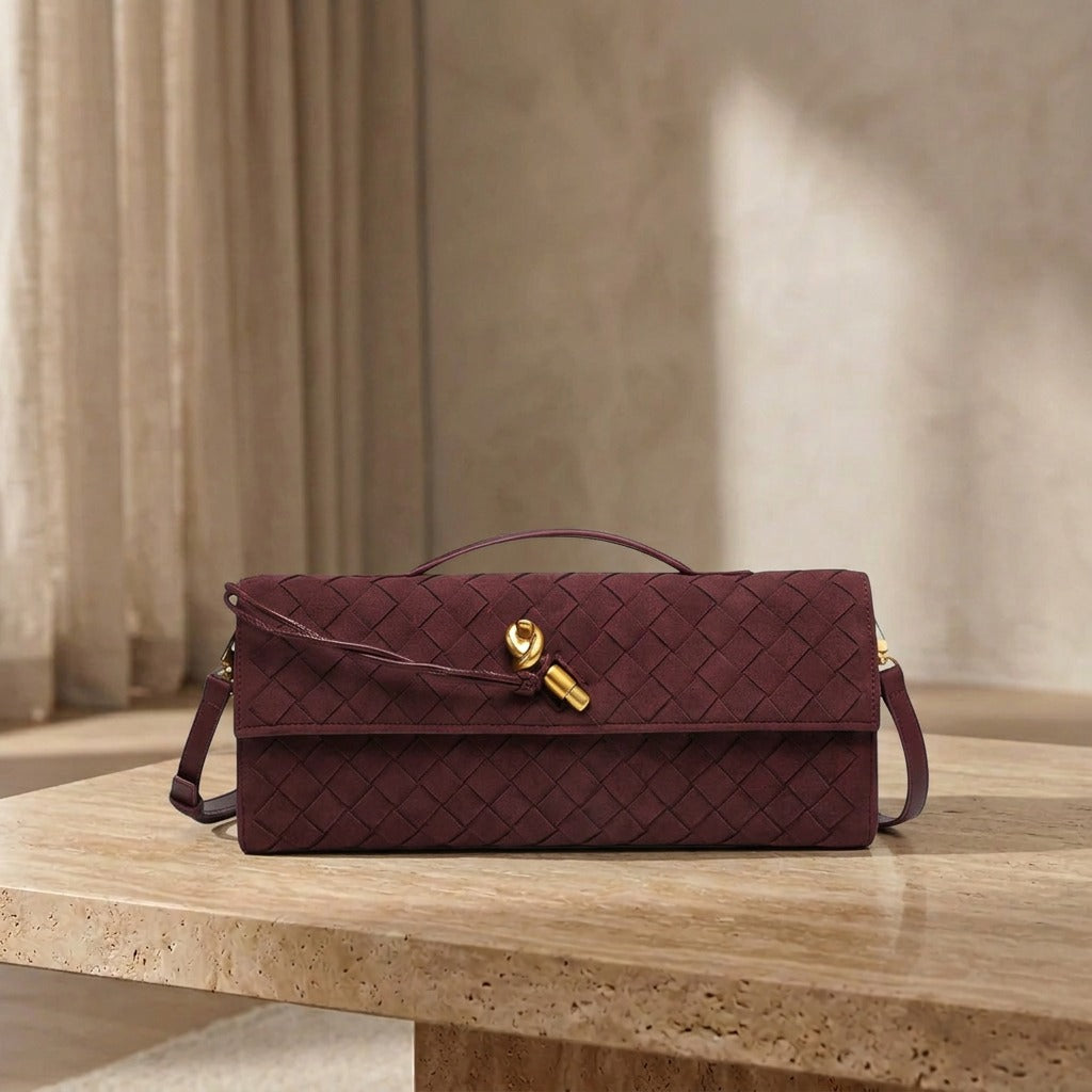Melani Classic Suede Shoulder Backpack
