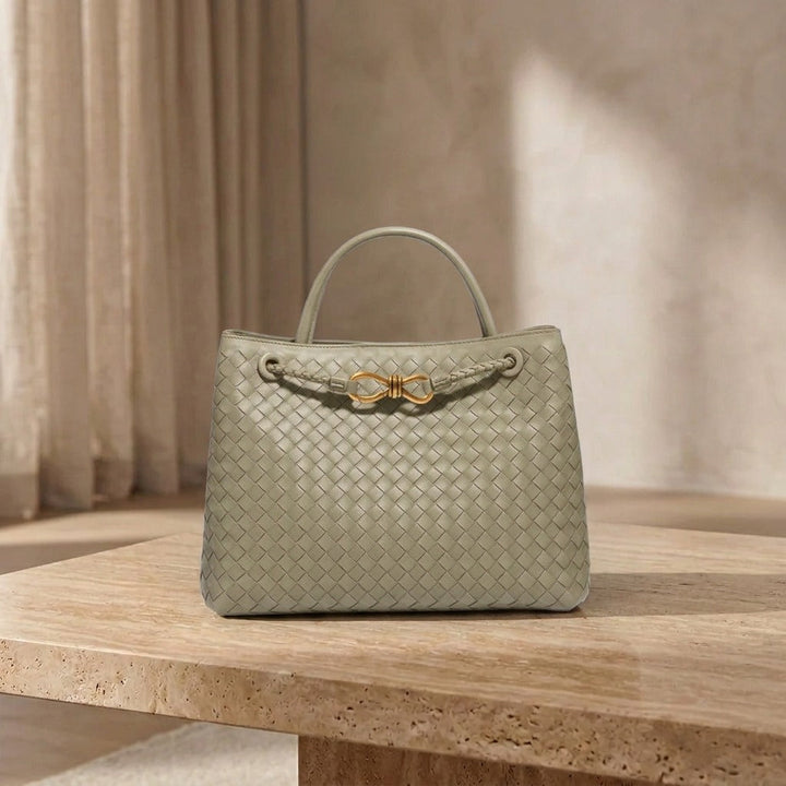 Indigo Knitted Day Bag