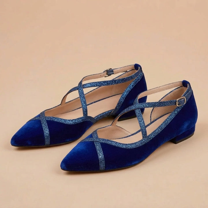 Hilde | Stylish Navy Blue Loafers