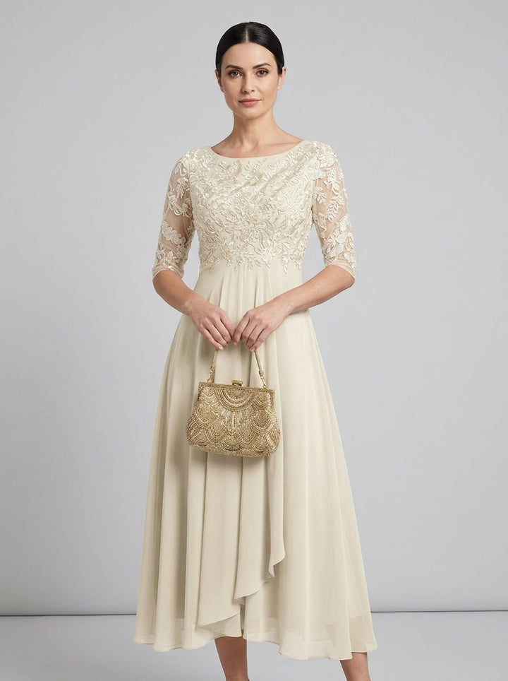 Sabrina | Frilled Midi Dress