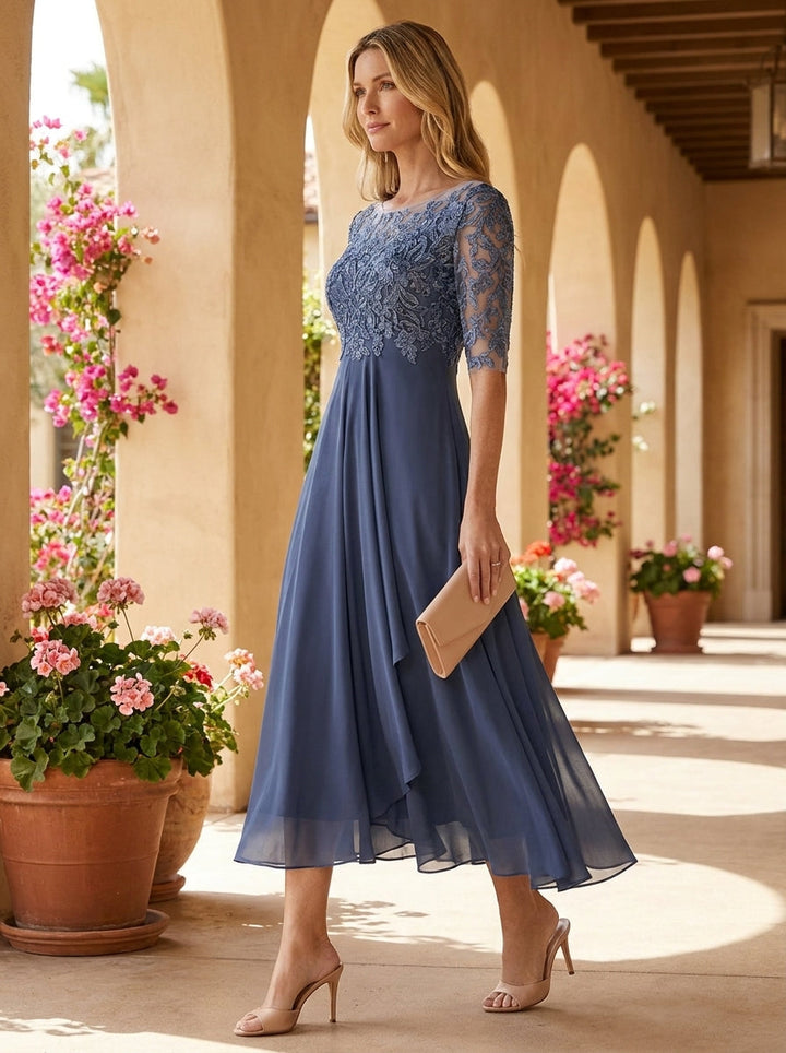 Sabrina | Frilled Midi Dress