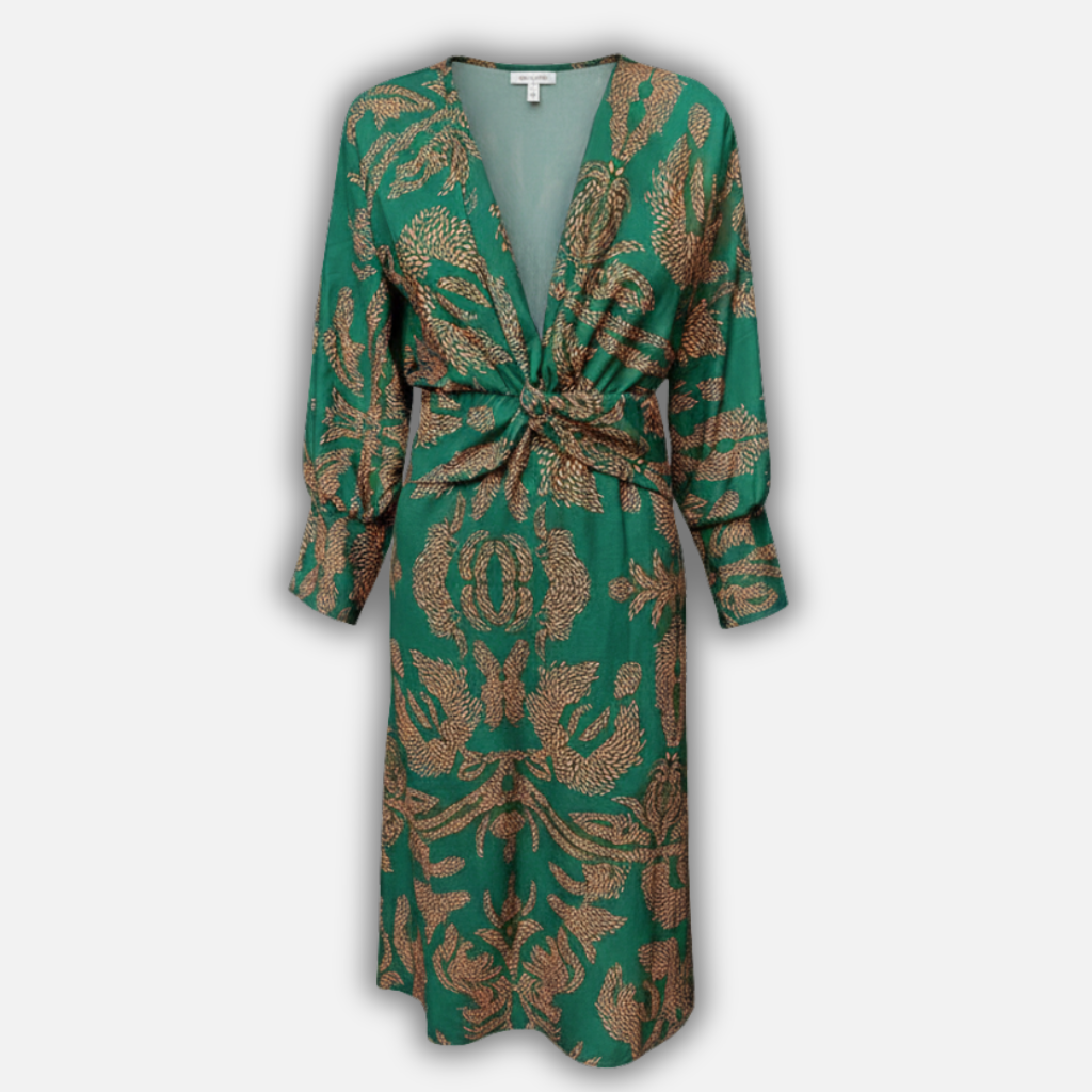 Oľga | Long Sleeve Boho Maxi Dress