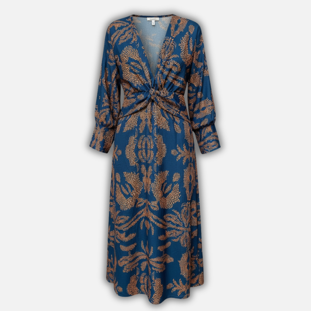 Oľga | Long Sleeve Boho Maxi Dress