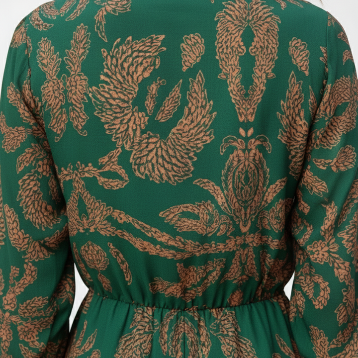 Oľga | Long Sleeve Boho Maxi Dress