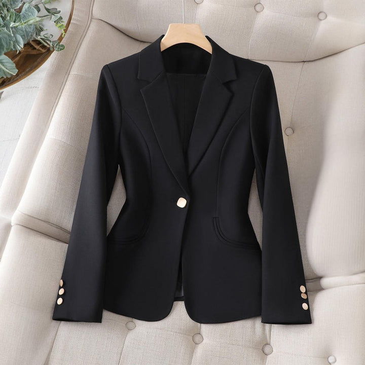 Tailored Women's Lapel Blazer in Slim Fit