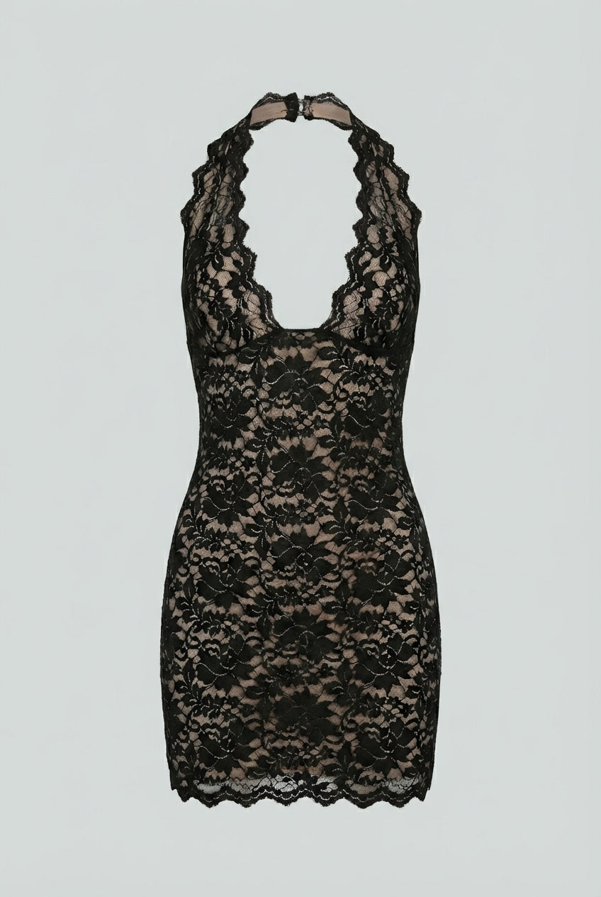 Valéria | Charming Mini Dress Featuring an Open Back