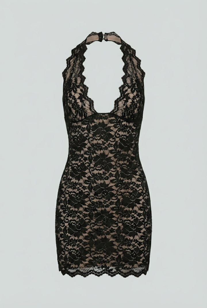 Valéria | Charming Mini Dress Featuring an Open Back