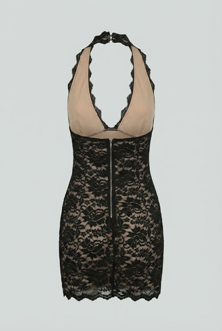 Valéria | Charming Mini Dress Featuring an Open Back