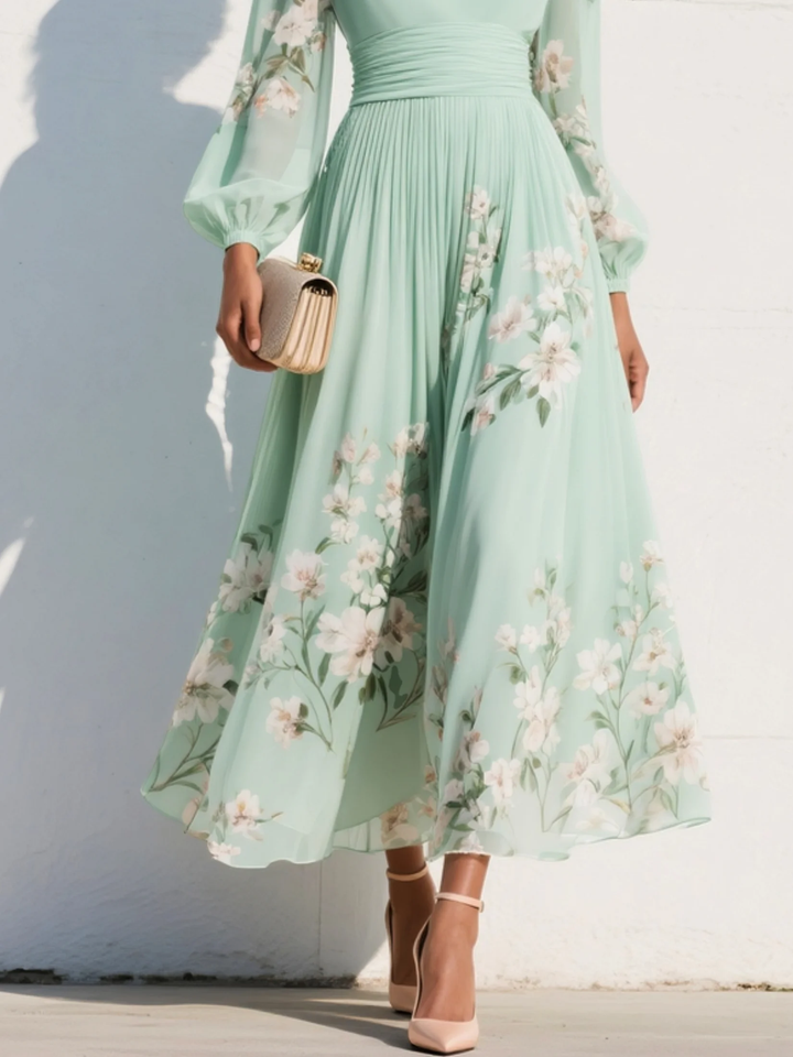 Coral | Long Dress
