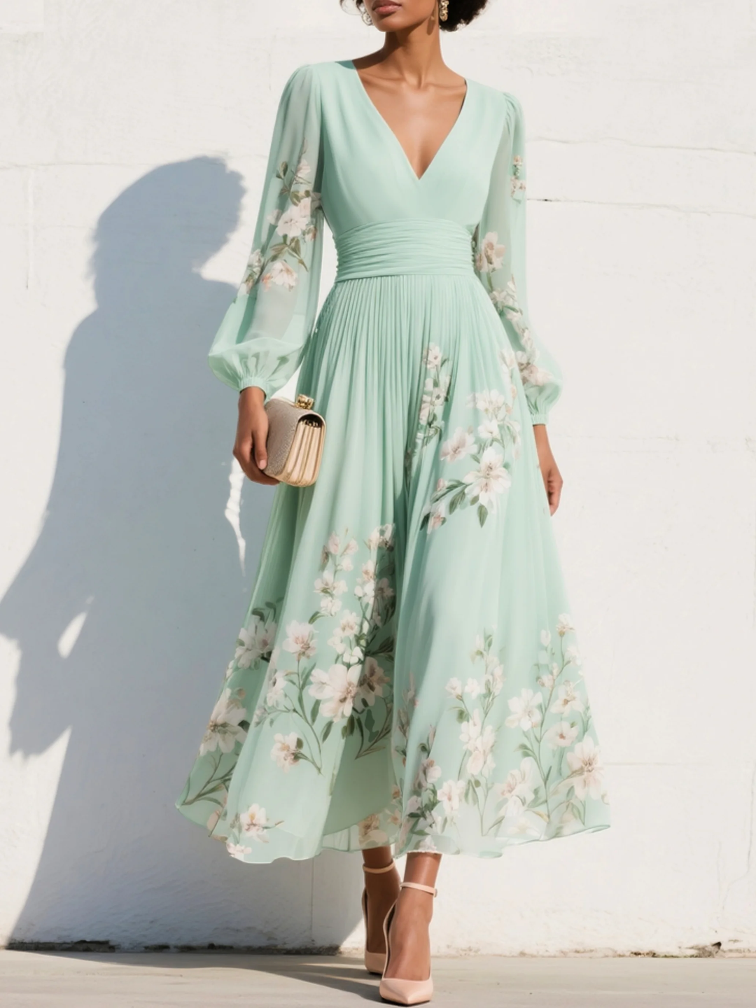 Coral | Long Dress