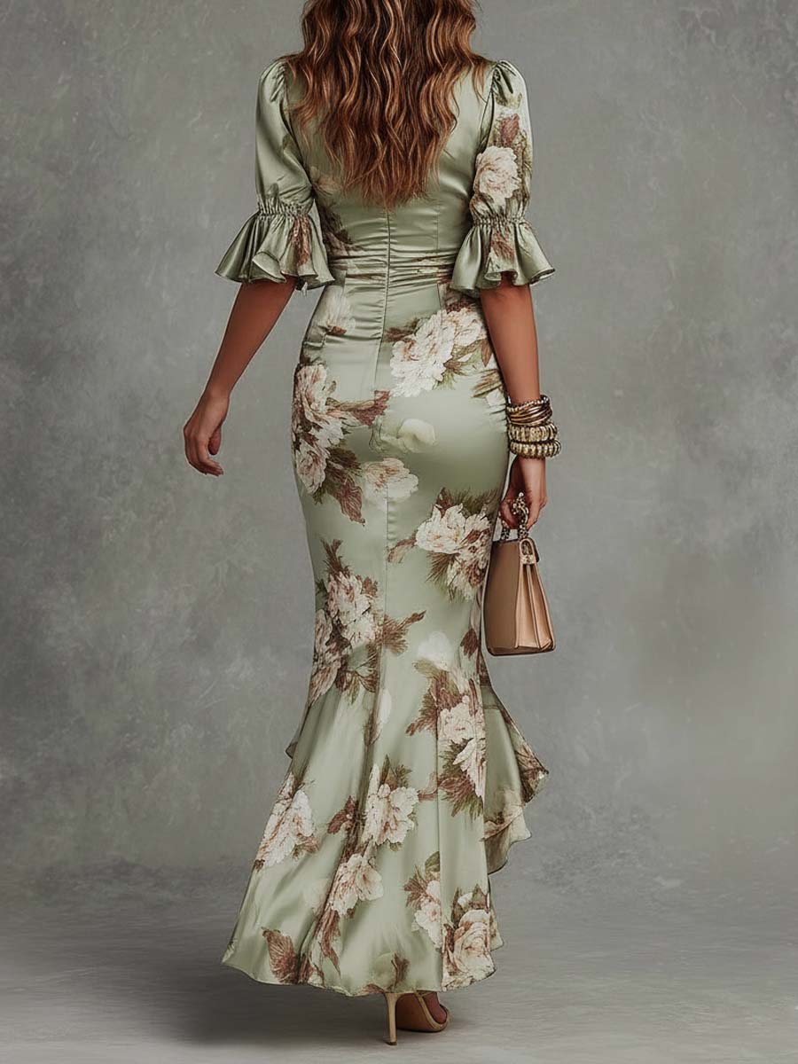 Karina | Elegant Floral Maxi Dress