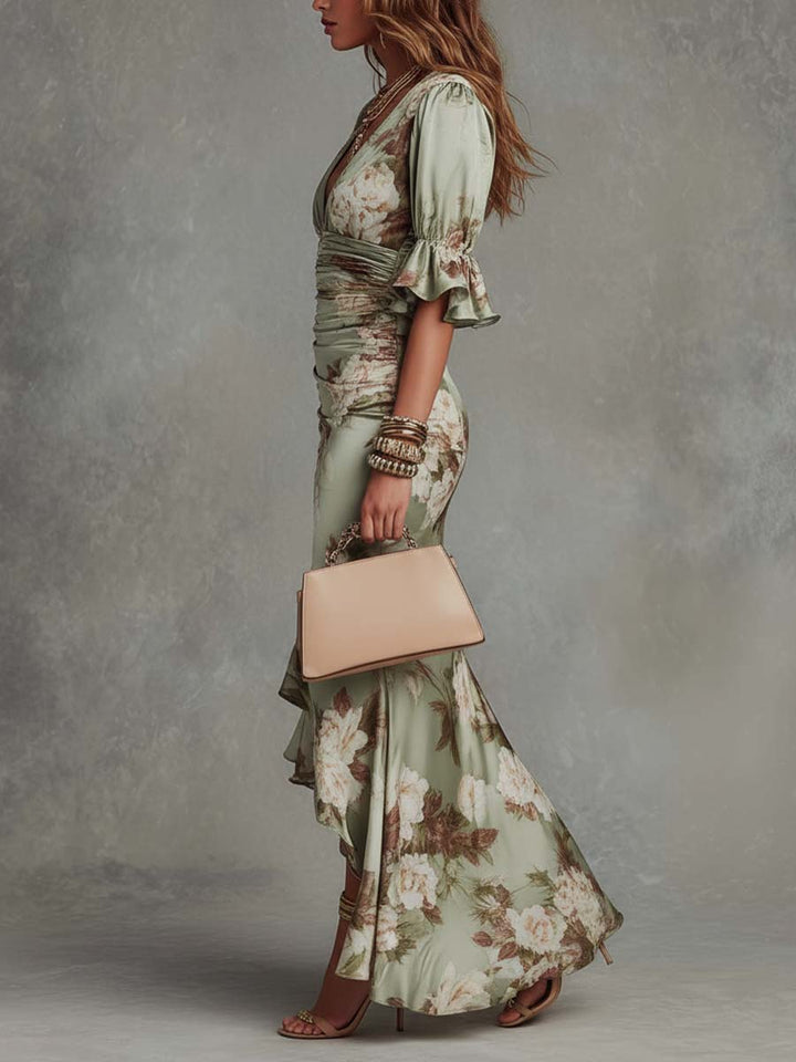 Karina | Elegant Floral Maxi Dress