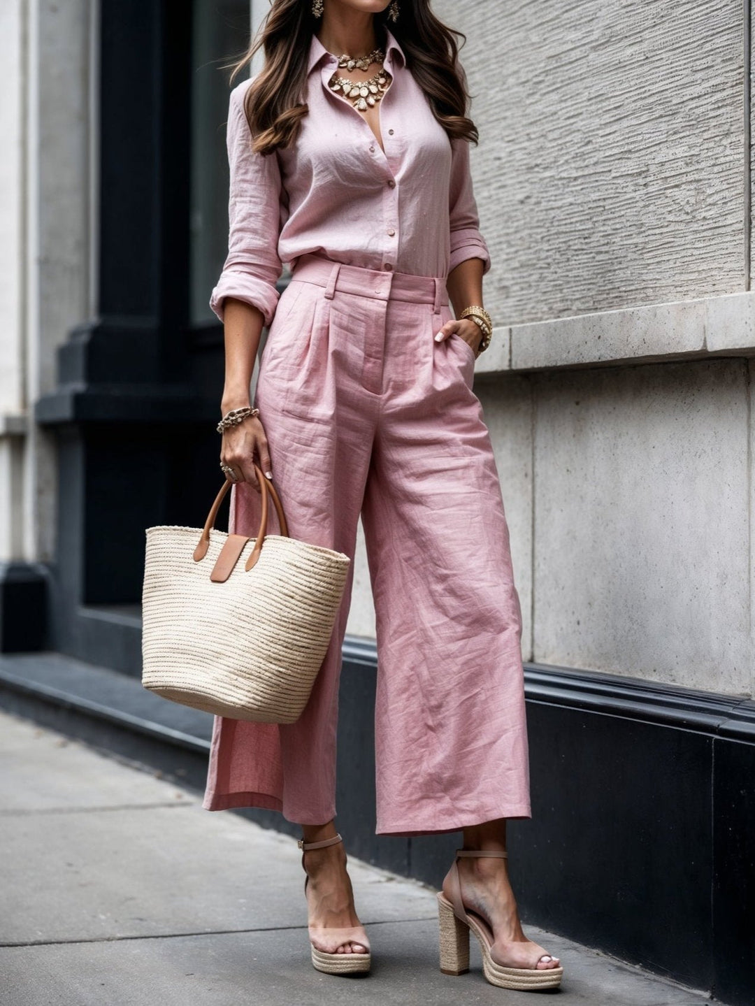 Isadora - Pink Casual Chic