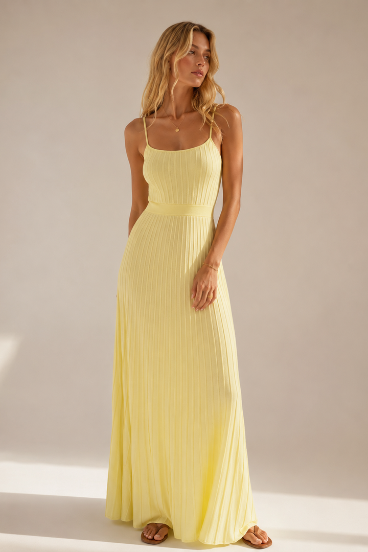 Marlena | Sleeveless Ribbed Dress