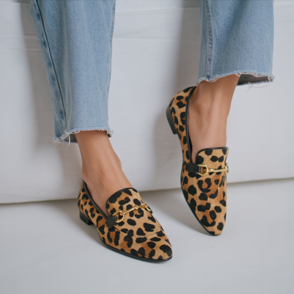 Chrysoúla - Moccasins with Metallic Fastening - Classic Style with Comfort