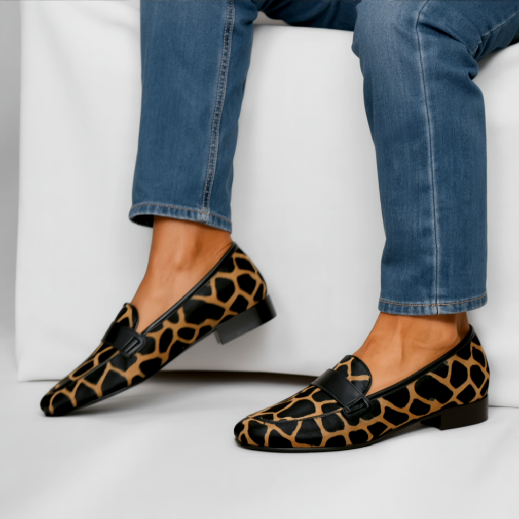 Mary Leopard Moccasins - Women's Comfortable Shoes