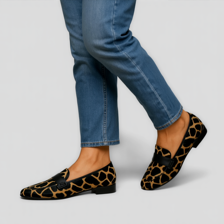 Mary Leopard Moccasins - Women's Comfortable Shoes