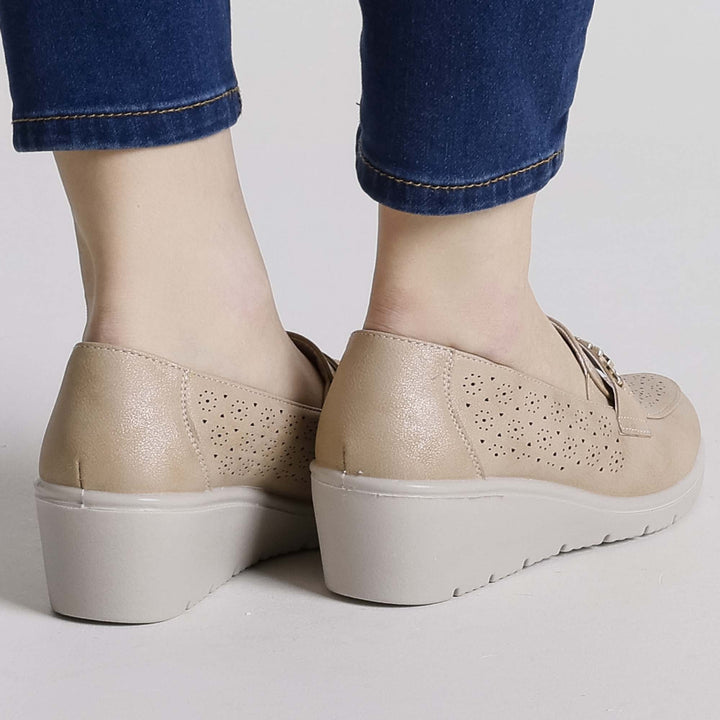 Black Elevated Platform Loafers
