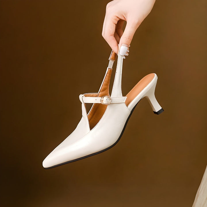 Lauren Leather Heels