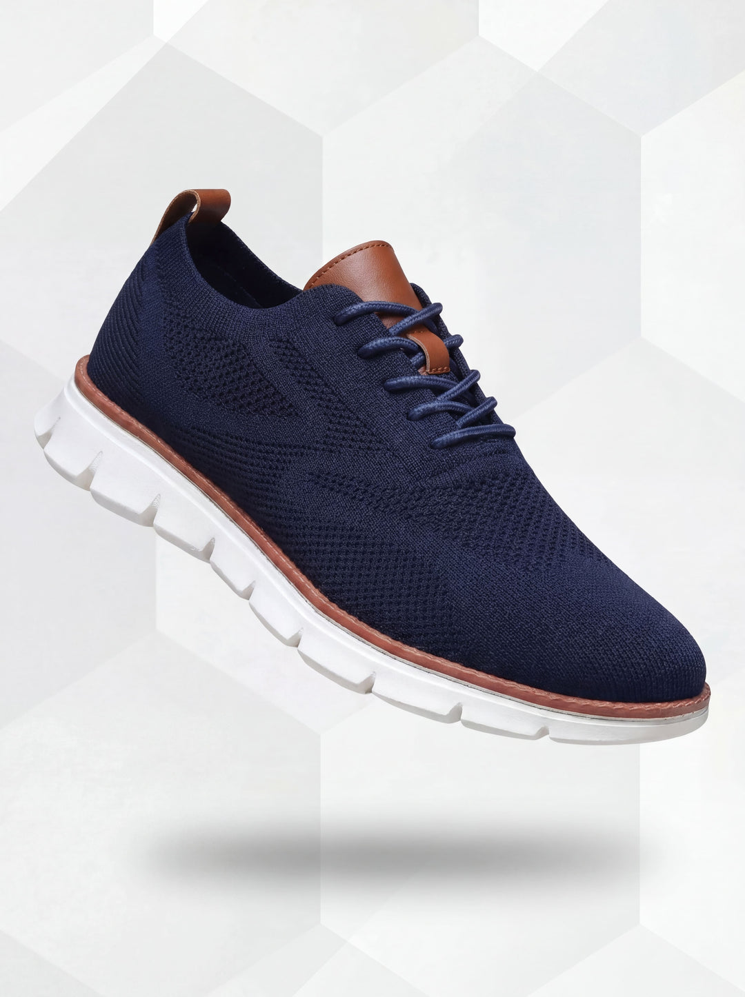 Navy Blue Ultra-Comfort Breathable Sneakers