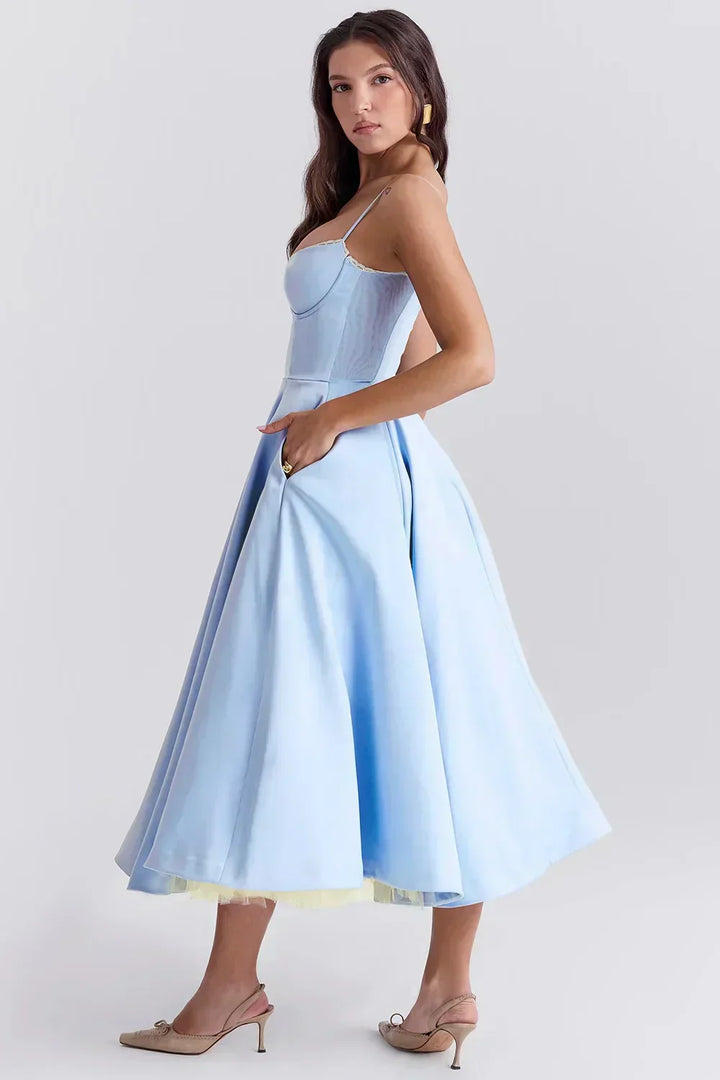 Arielle | Luxurious Midi Dress for Elegant Moments