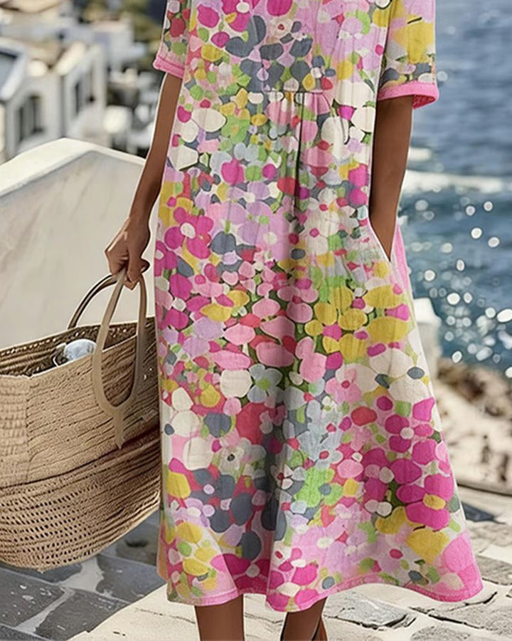Flora | Floral Midi Dress
