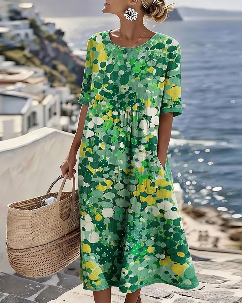 Flora | Floral Midi Dress