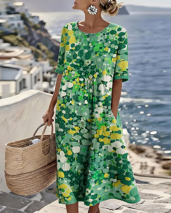 Flora | Floral Midi Dress
