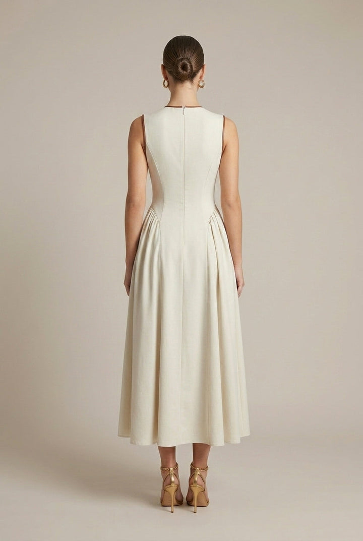 Ela | Front Bow Maxi Dress