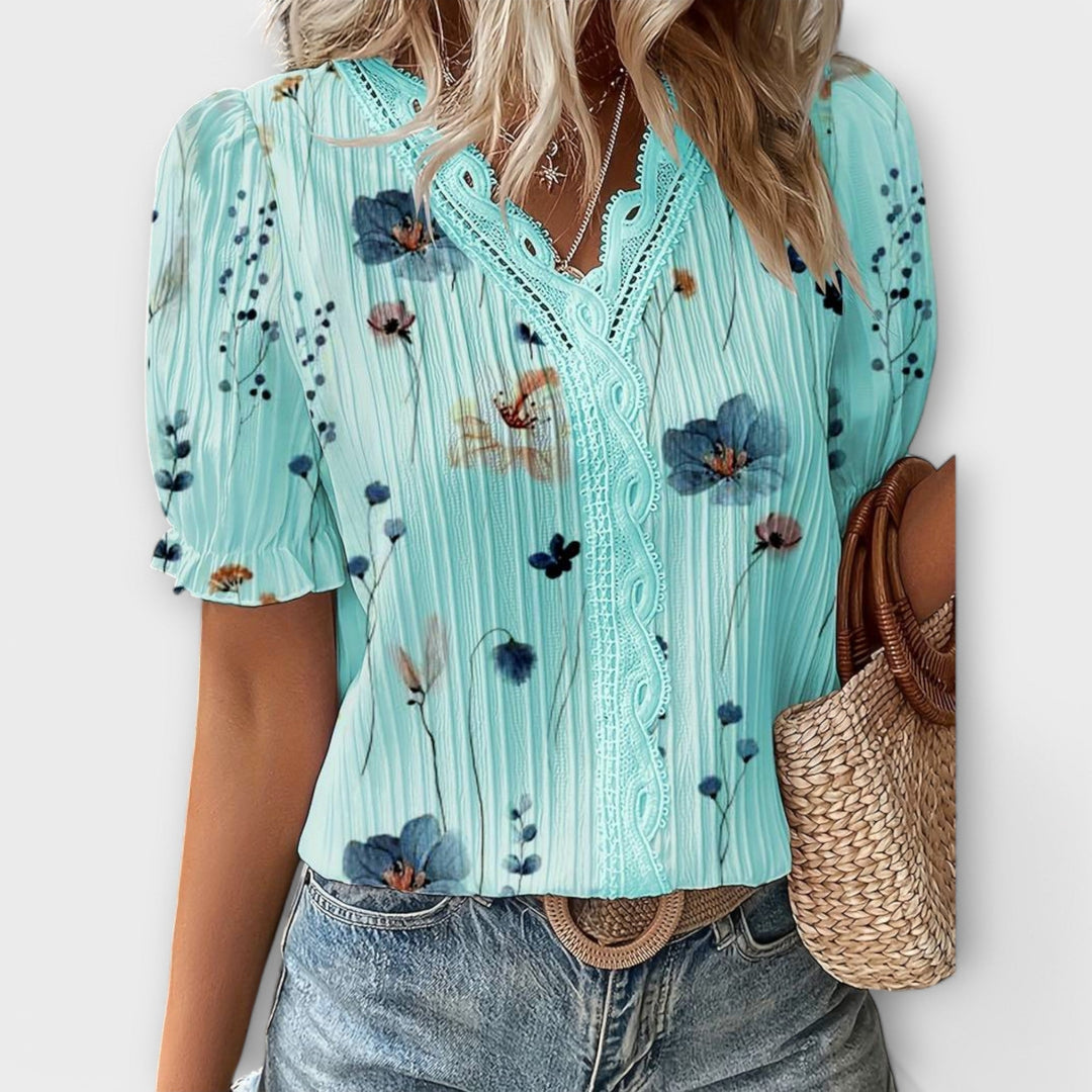 Emilia - V-Neck Blouse Design