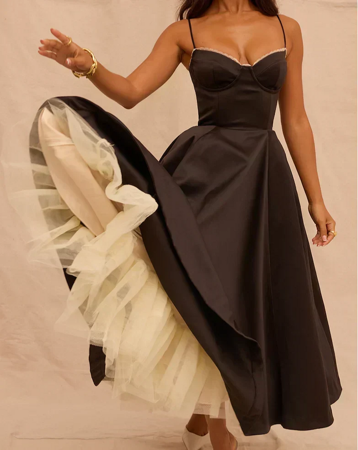 Arielle | Luxurious Midi Dress for Elegant Moments