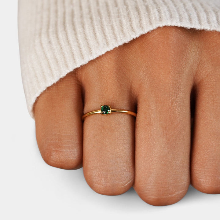 Iphigenia - Gold Rings with Birthstone