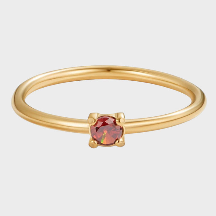 Iphigenia - Gold Rings with Birthstone