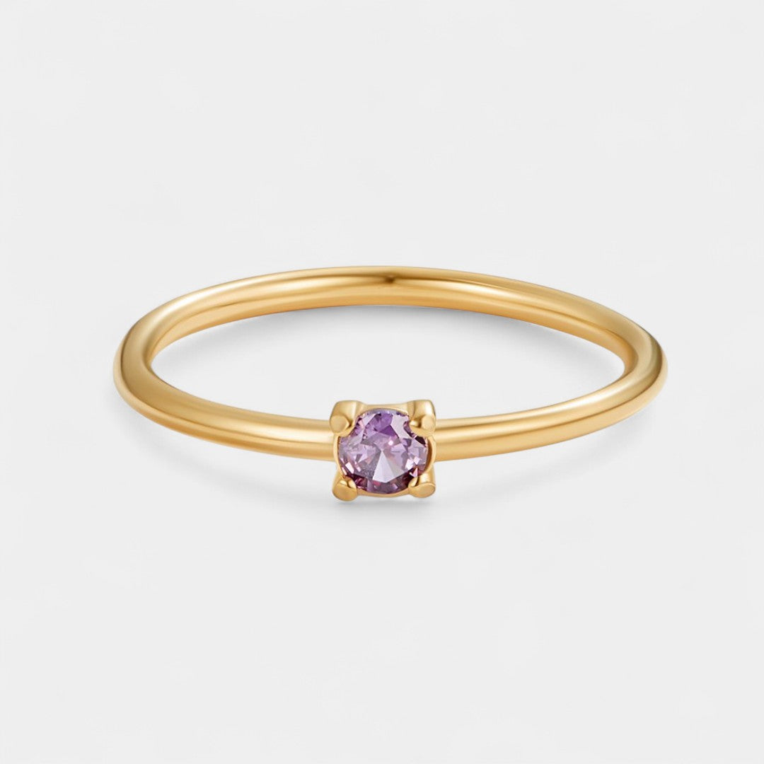 Iphigenia - Gold Rings with Birthstone