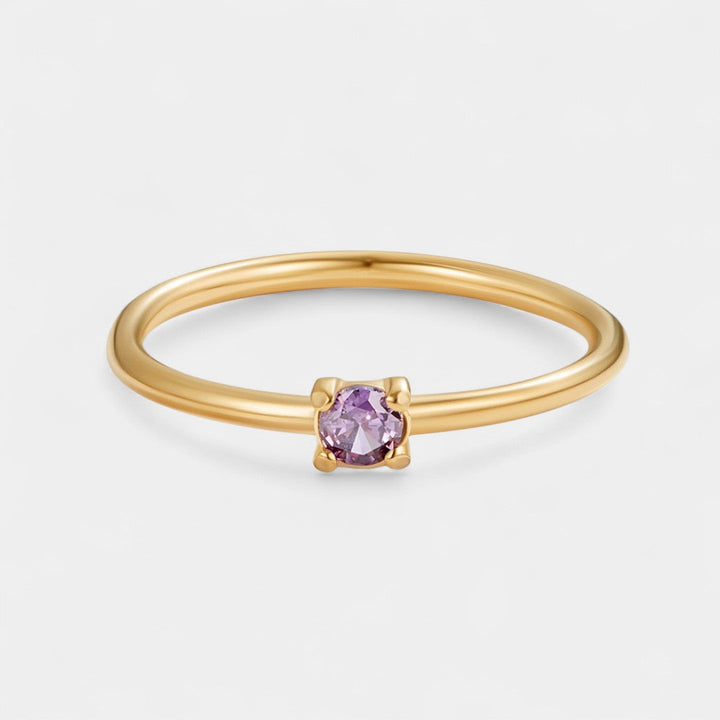 Iphigenia - Gold Rings with Birthstone
