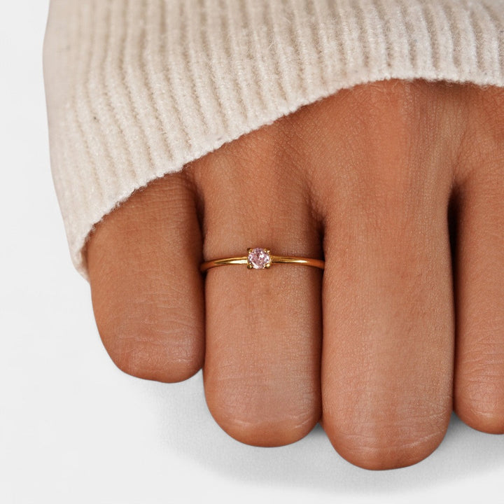 Iphigenia - Gold Rings with Birthstone