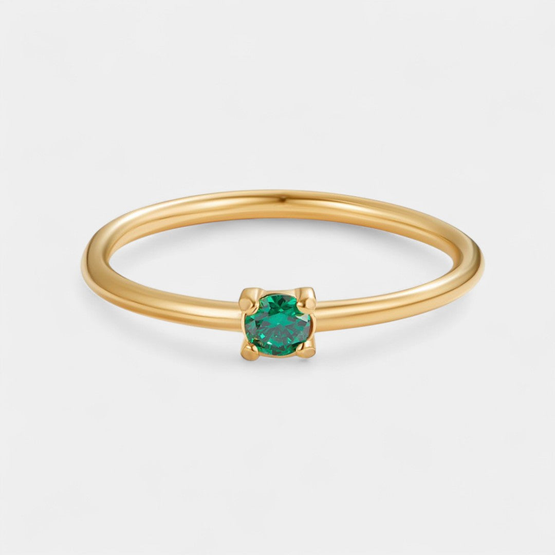 Iphigenia - Gold Rings with Birthstone