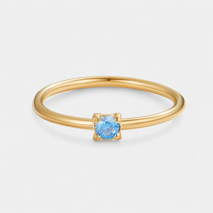 Iphigenia - Gold Rings with Birthstone