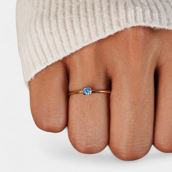 Iphigenia - Gold Rings with Birthstone