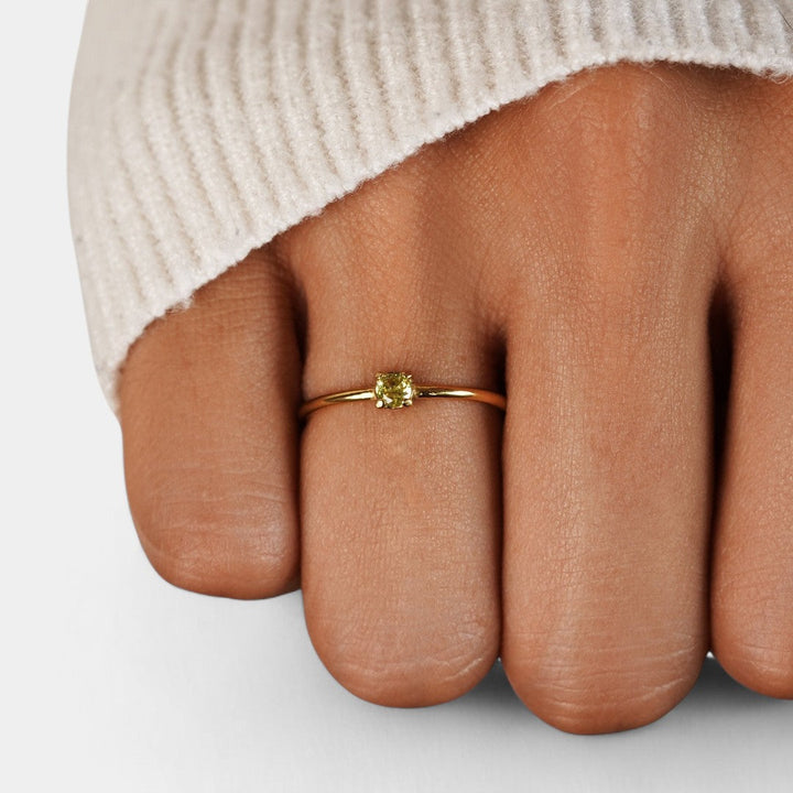 Iphigenia - Gold Rings with Birthstone