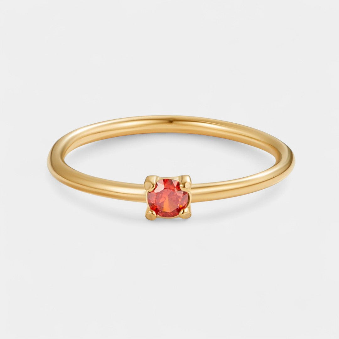 Iphigenia - Gold Rings with Birthstone